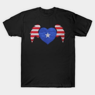 Winged American Heart T-Shirt